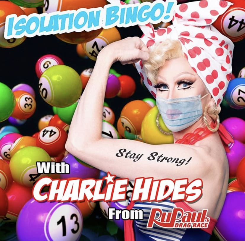 Charlie Hides Isolation Bingo